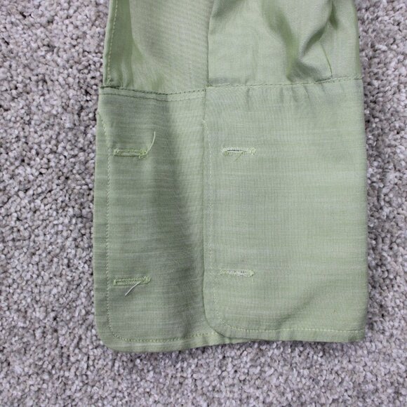 Vintage Sears Best Dress Shirt Mens 15 1/2, 33 Green Perma-Prest Poly/Cotton L/S - Picture 8 of 15